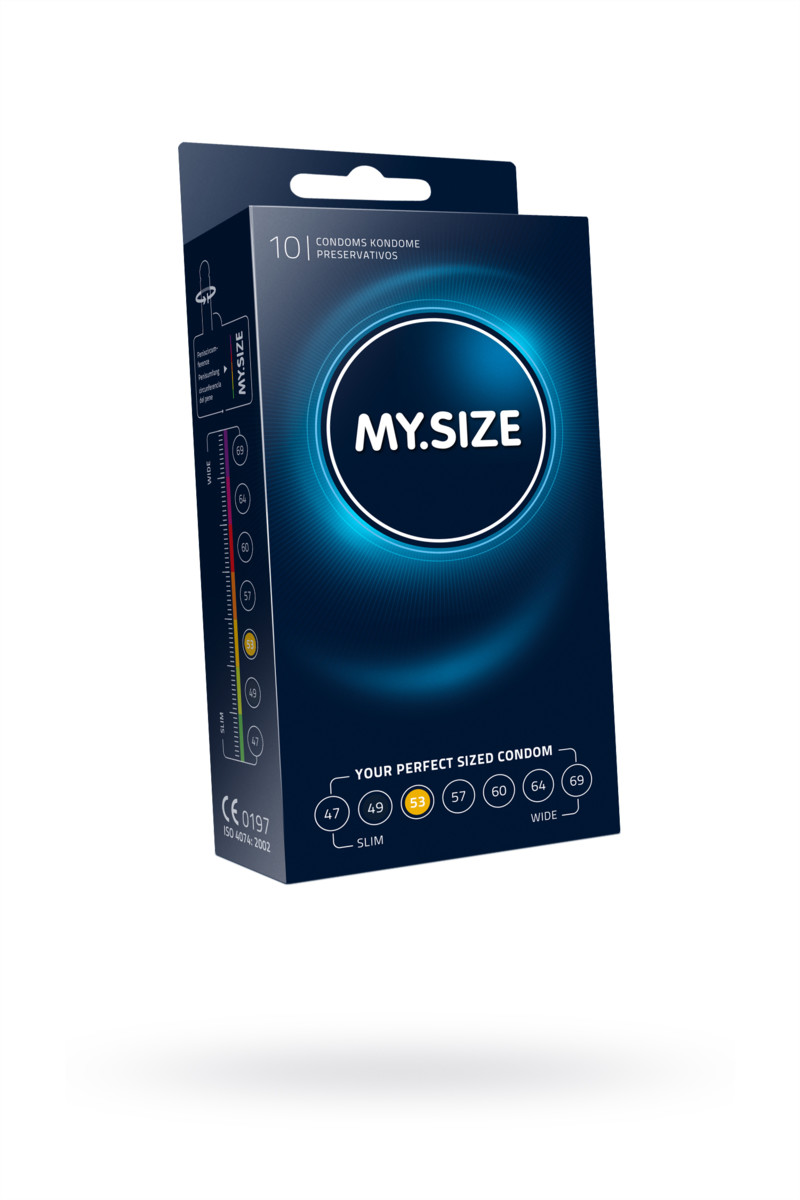  MY.SIZE Презервативы латексные, размер 53, 10 шт.