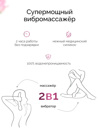  We-Vibe Wand Вибратор-массажер фиолетовый, перезаряжаемый