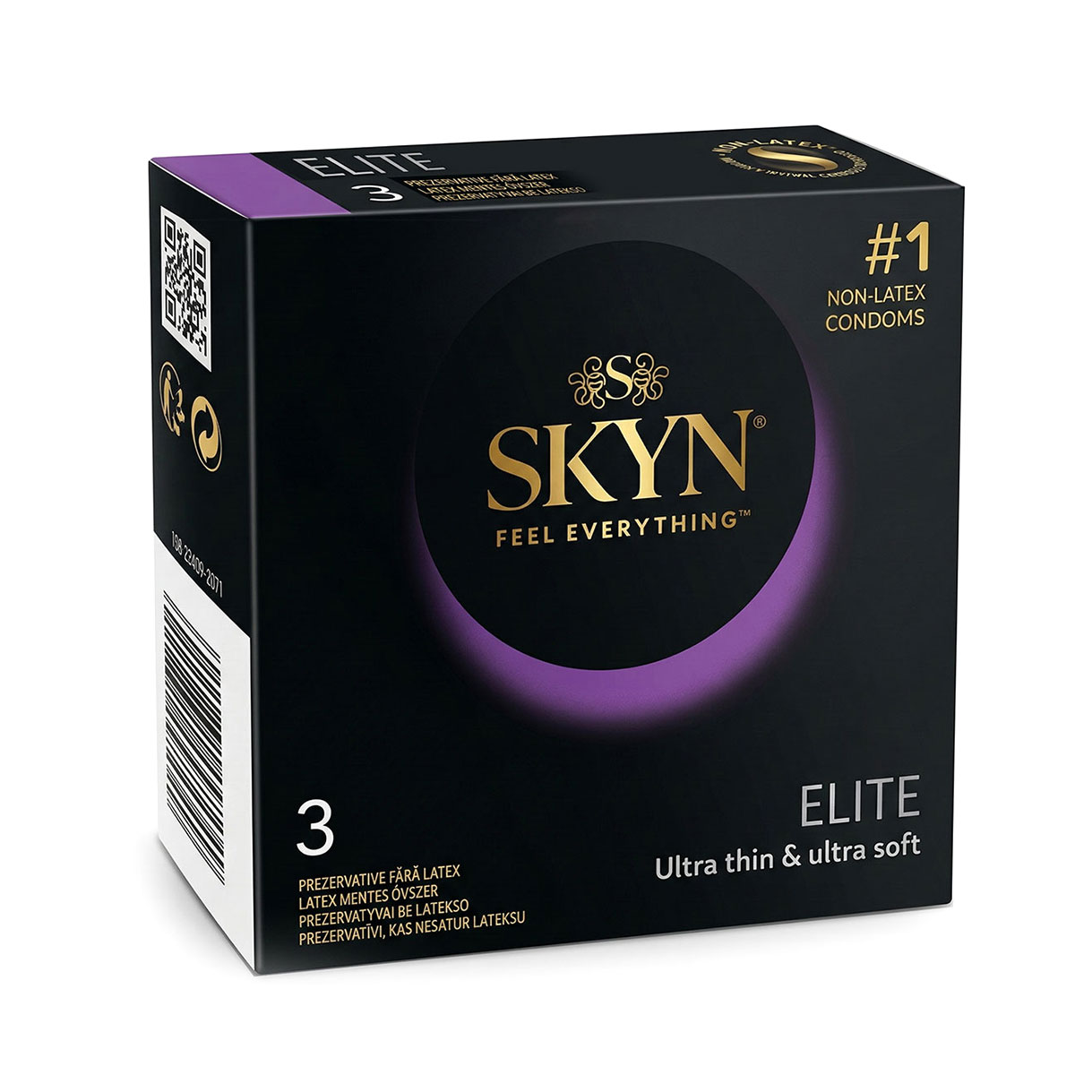  SKYN Elite,презервативы из полиизопрена собо тонкие и ультрамягкие,3шт.