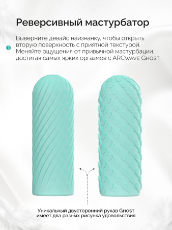  Многоразовый мастурбатор ARCwave Ghost Pocket, мятный