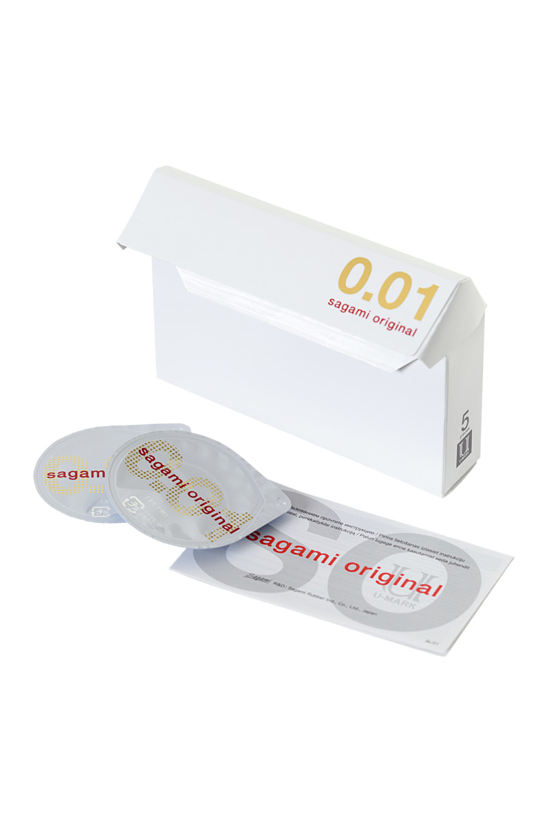  SAGAMI Original 001, Презервативы полиуретановые 001, 5 шт.