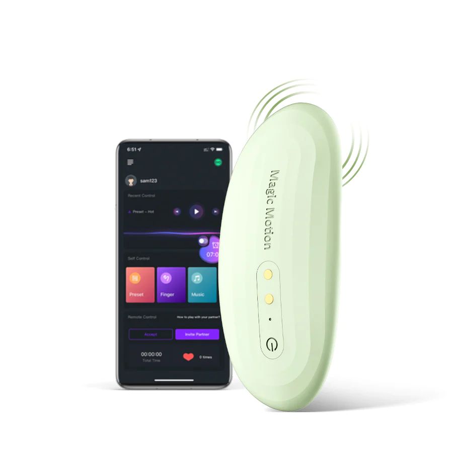  Magic Motion Nyx Вибратор в трусики, перезаряжаемый, зеленый