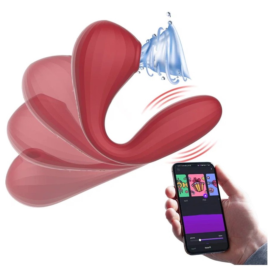  Magic Motion Bobi Гибкий вибратор, перезаряжаемый, красный