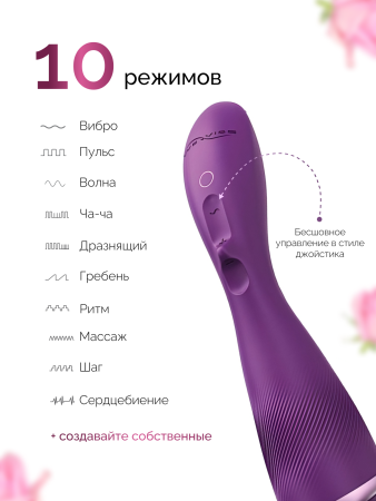  We-Vibe Wand Вибратор-массажер фиолетовый, перезаряжаемый