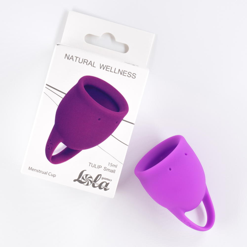  Менструальная чаша Natural Wellness Tulip, 15 мл.Pink