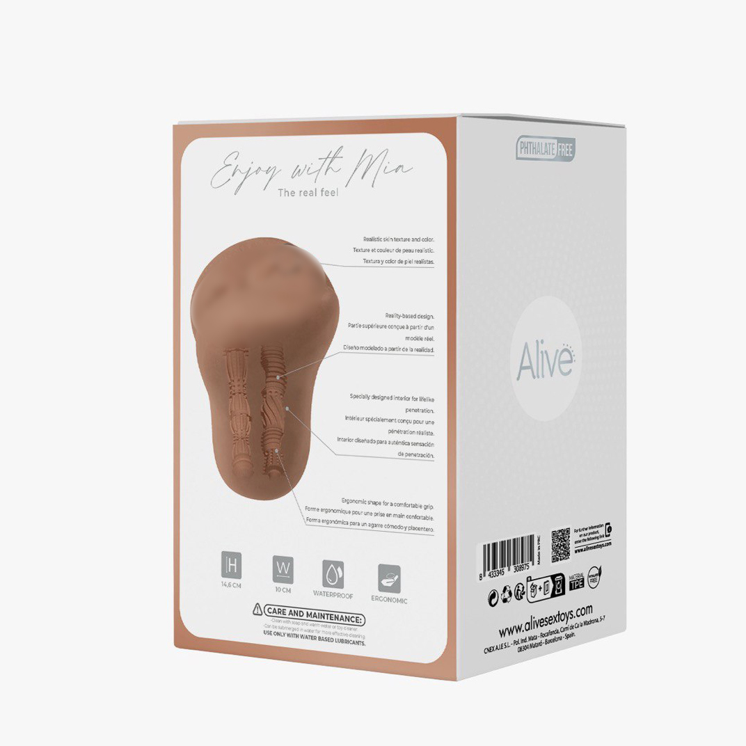  Реалистичный мастурбатор CNEX Alive Mia