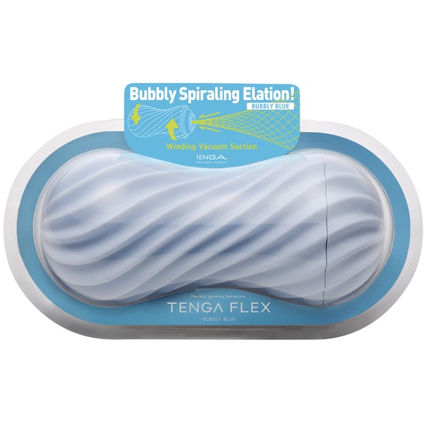  TENGA FLEX Bubbly Blue, Мастурбатор многоразовый