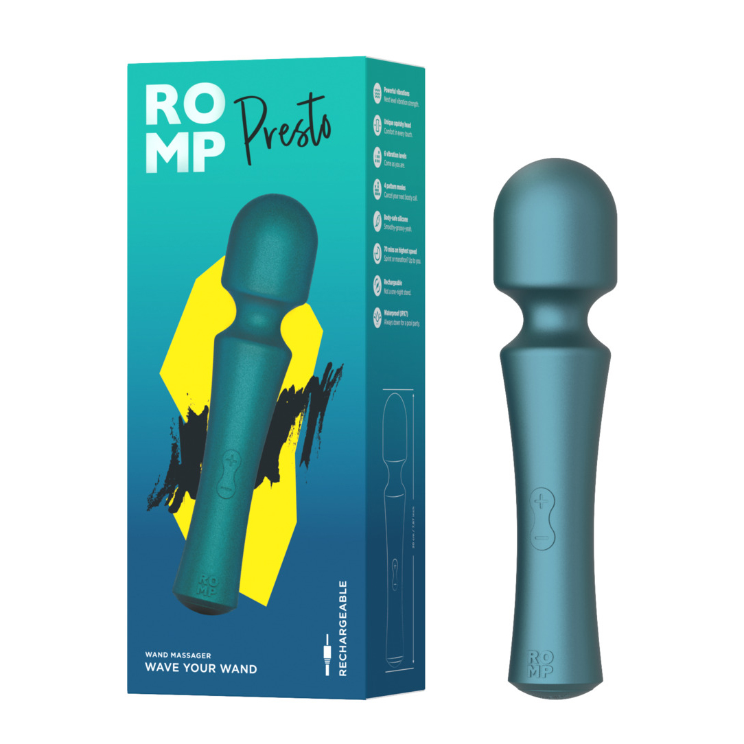  Romp Presto Вибратор-вонд, силикон, перезаряжаемый