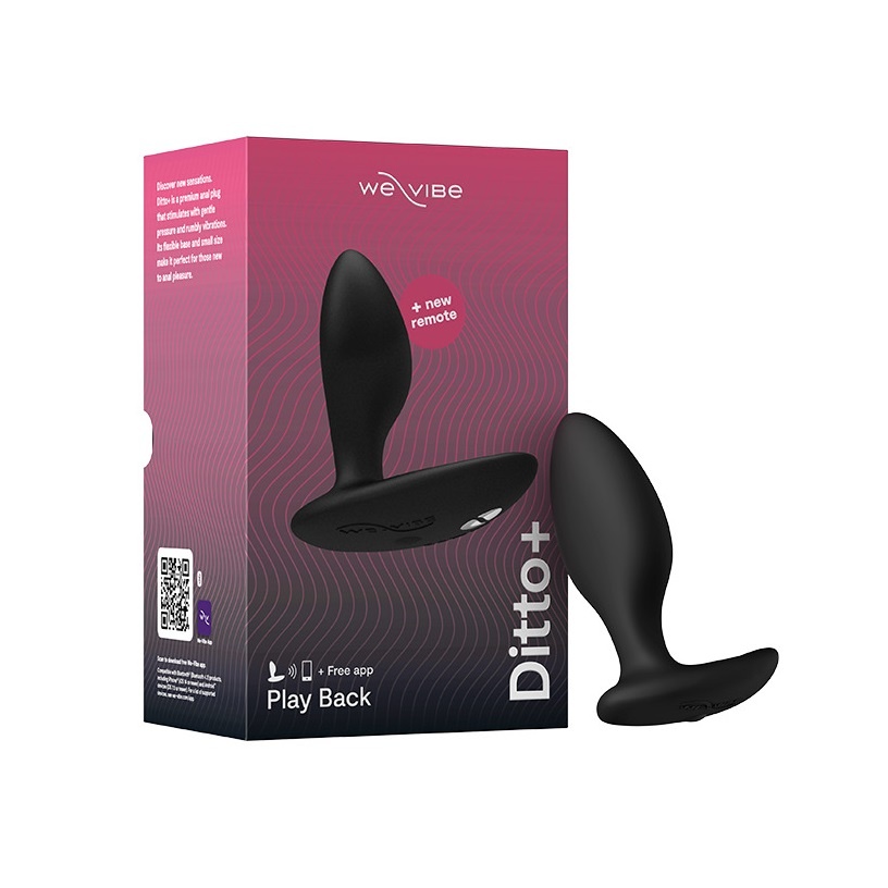  We-Vibe Ditto+ Анальная вибровтулка, черная