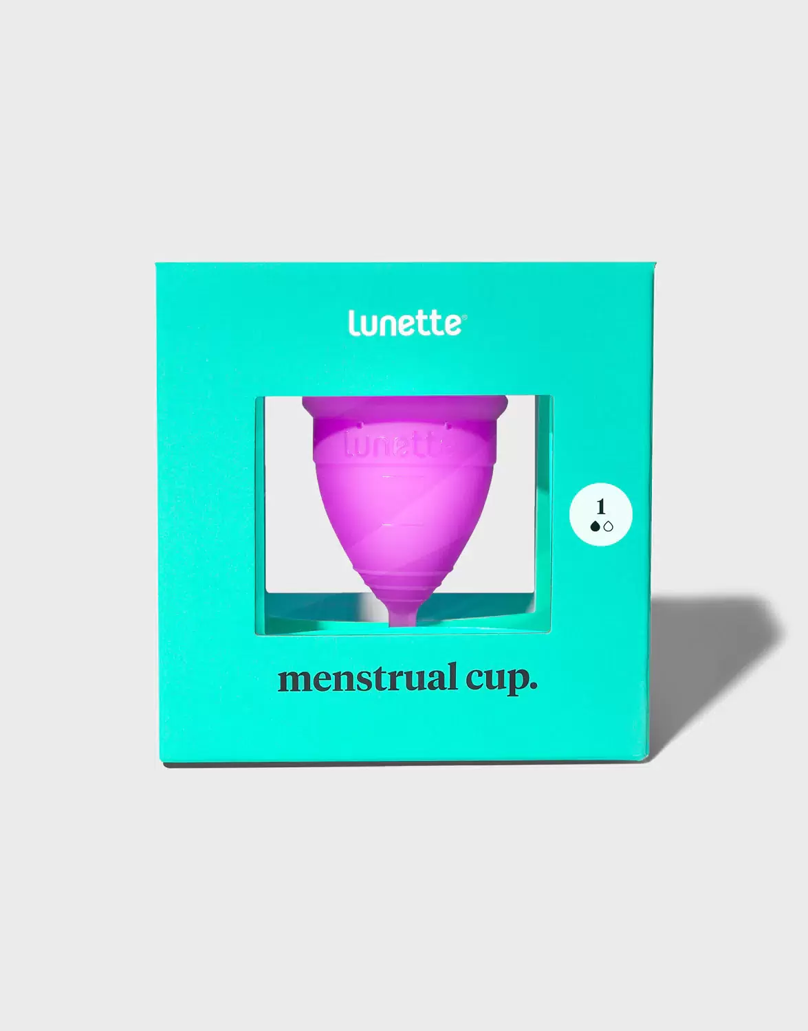  Менструальная чаша "Lunette" фиолетовая Model 1