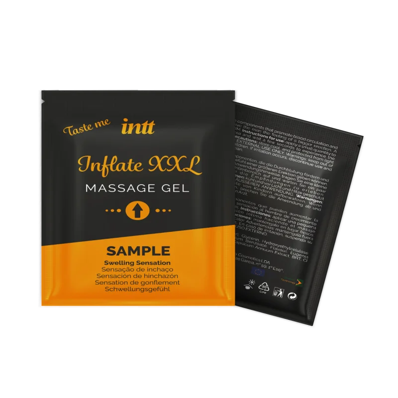  INTT COSMETICS Inflate XXL, Мужской возбуждающий гель ,2 мл.