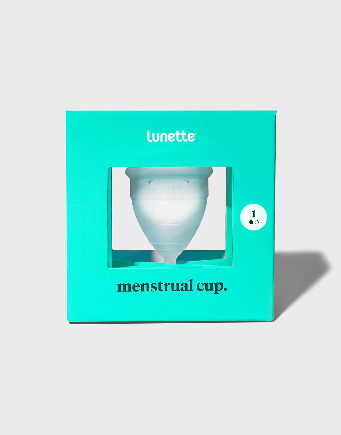  Менструальная чаша "Lunette" прозрачная Model 1