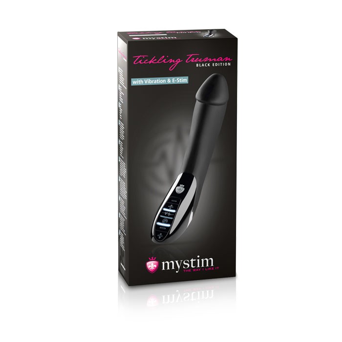  MYSTIM Tickling Truman Вибратор с электростимуляцией, черный, перезаряжаемый