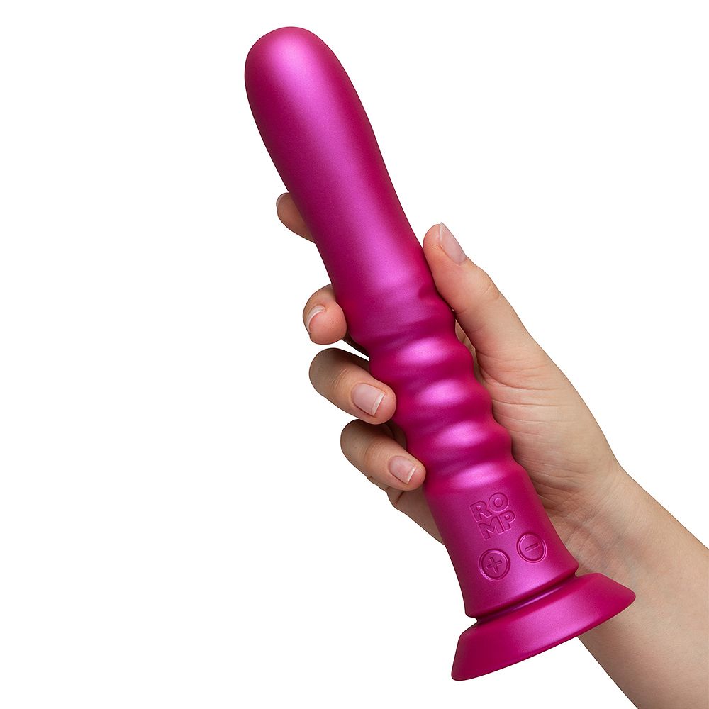  Romp Jiggle Вибратор с возвратно поступательными движениями, розовый