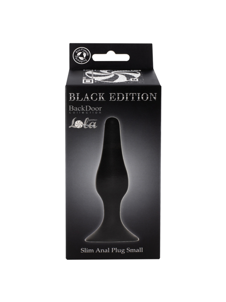  Анальная пробка Slim Anal Plug Small Black