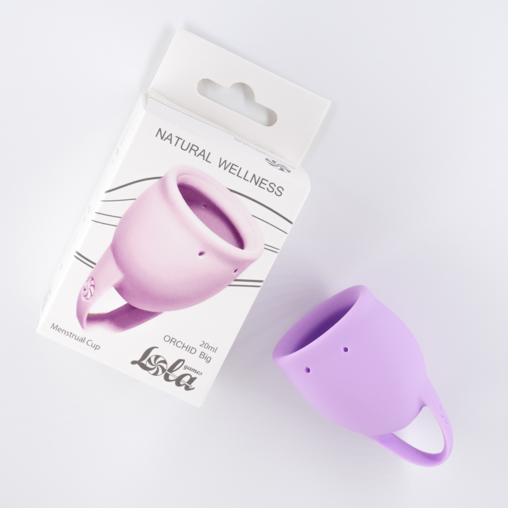  Менструальная чаша Natural Wellness Orchid, 20 мл. Lavander
