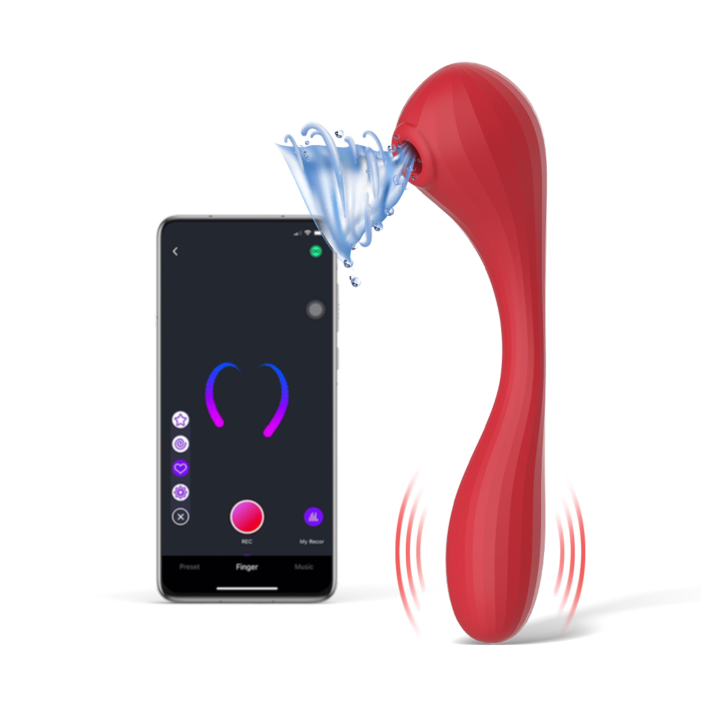  Magic Motion Bobi Гибкий вибратор, перезаряжаемый, красный