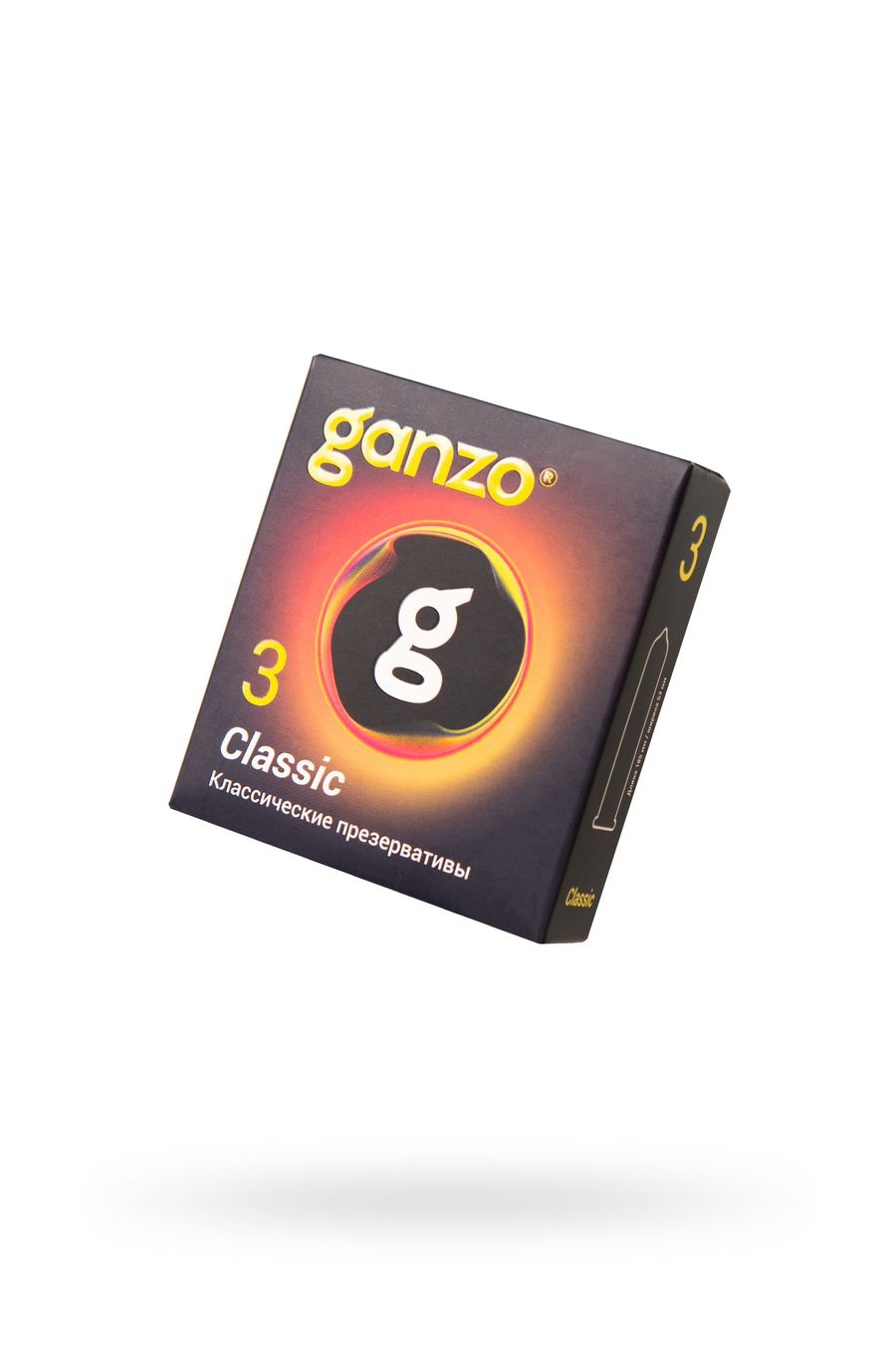  GANZO CLASSIC, Презервативы латексные классические с обильной смазкой 3 шт.