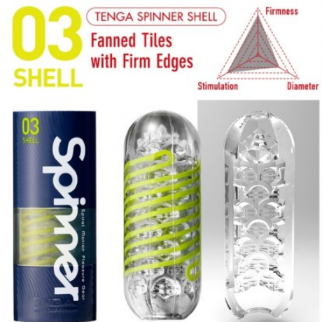 TENGA SPINNER 03 Shell, Мастурбатор многоразовый